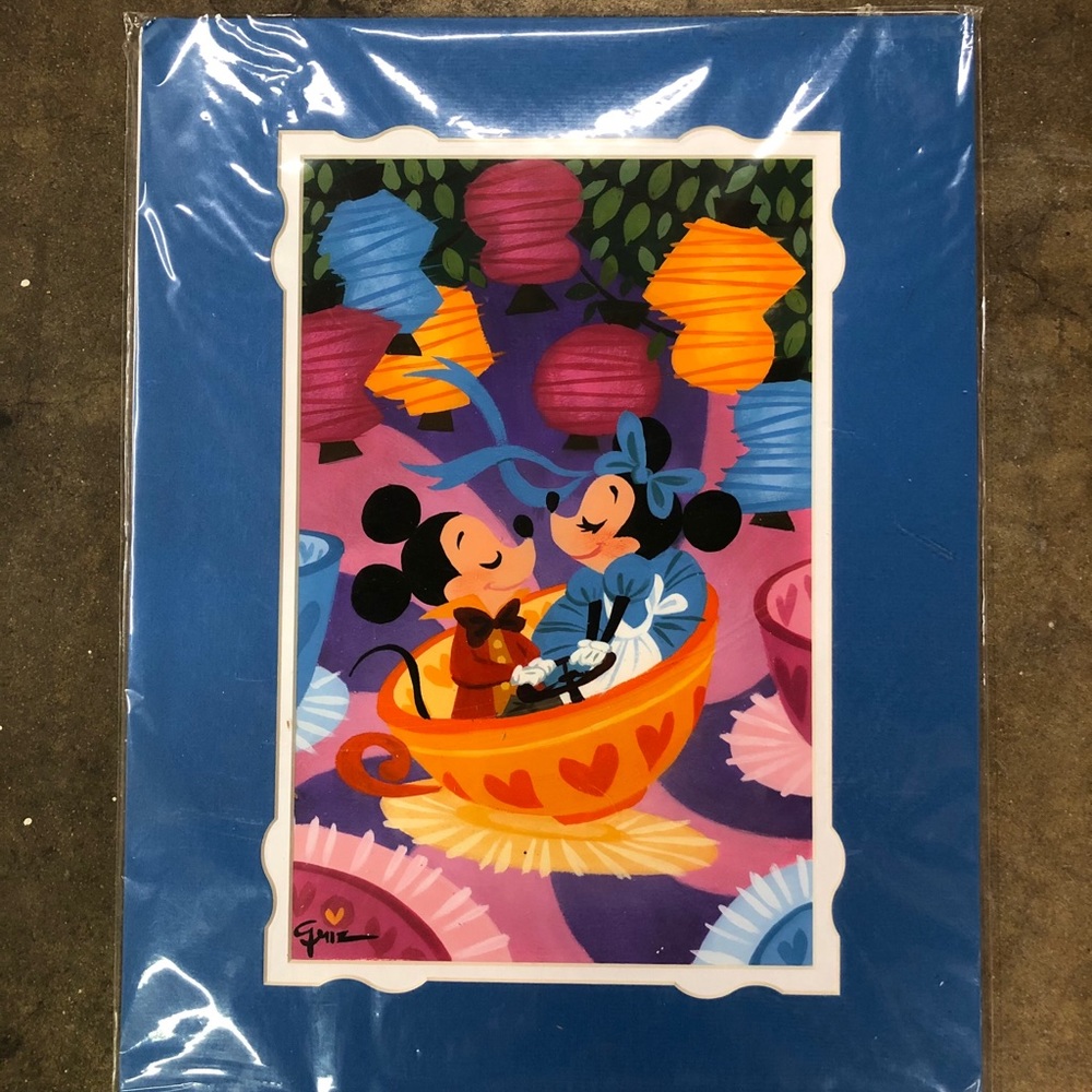 Disneyland Park Mickey and Minnie Print
